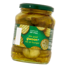 g'woon zoetzure dill chips
